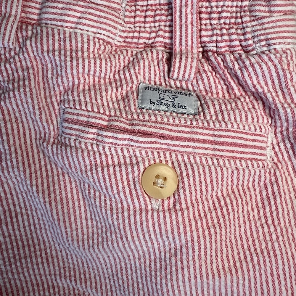 Vineyard Vines Seersucker Striped Boys Shorts - Picture 6 of 7